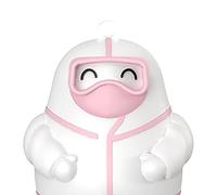 Naroote Digital Teaching Stamp, Math Teaching Stamp Portable Fast Printing Adjustable for Education (White)