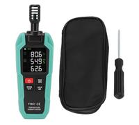 Naroote Digital Temperature Humidity Meter Dew Point Temperature Meter Wet Bulb Thermo Hygrometer with High Precise Probe Multi Functional for Ambient Relative Humidity Measurement