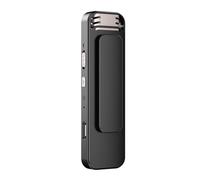Naroote Digital Voice Recorder, Back-Clip Voice Activated Recording Device with HD Audio & Password Protection, Type C Charging, Dual Microphones, for Meetings, Interviews, Lectures (16G)