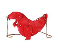 Naroote Dinosaur Shoulder Bag, 3D Rivet Animal Style Purse Lightweight Large Capacity Versatile for Girl (Narooteqif3bpk7a0-10349772)