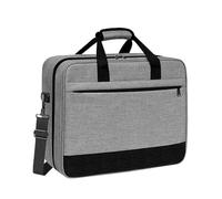 Naroote DJ Mixer Bag, Thick Oxford Fabric Water Proof Shock Absorbing Sponge Lining Large Capacity Storage with Adjustable Shoulder Strap, for DJ Mixer Music Equipment Accessories (Grey)