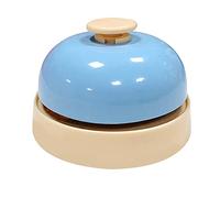 Naroote Dog Call Dinner Bell, Mechanical Design Metal Sturdy Portable Interesting Sensitive Buttons Pet Call Bell for Dogs for Pet Toy (Blue)