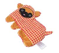 Naroote Dog Plush Squeaky Toys for Anxiety Relief and Health, Safe Chewing Toy for Small to Medium Dogs, Soft Plush Material, 1 Unit (Orange Dog)
