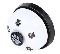 Naroote Dog Potty Bell, Dog Door Bell Metal Pet Training Bell, Portable Dog Cat Bells Toys, Interactive Puppy Training Bell with Large Button Design Dog Bells To Go Outside for Pet