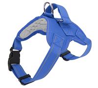 Naroote Dog Saddle Harness, Multifunctional Dog Harness Reflective Bite Oxford Fabric for Pets (S is suitable for head circumference 36-41 and)