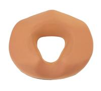 Naroote Donut Seat Cushion with Ergonomic Memory Foam Design (Orange) | Supports tailbone, Ideal for prolonged sitting, Detachable and washable cover, Great for bleachers, Lightweight for travel