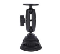 Naroote Double Ball Mount, Robust Vacuum Suction Cup Holder for Tablet with 360 Degree Rotation and 180 Degree Pivot, Adjustable Joints for Car Windshield