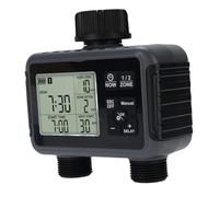 Naroote Double Outlet Smart Water Timer with Rain Delay & Manual Auto Modes