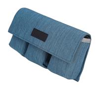 Naroote Drone Battery Bag Soft Camera Battery Storage Bag Splash-proof Nylon Laptop for LP-E4N LP-E19 (Blue)