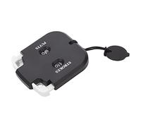 Naroote Durable Plastic Golf Stroke Counter Clicker for 2 Players, Quick Return To Zero Stroke Counter (Black Body White Press)
