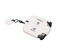 Naroote Durable Plastic Golf Stroke Counter Clicker for 2 Players, Quick Return To Zero Stroke Counter (White Body Black Press)