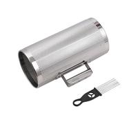 Naroote Durable Stainless Steel Guiro Instrument with Scraper Must-Have Percussion Instrument for Any Collection, Great for Stage Performances 12 Inch (12 inch)