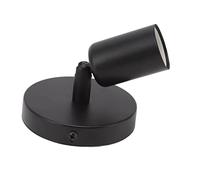Naroote E26 E27 Wall Lamp Holder Durable Adjustable Base for Bedroom Living Room Lighting Fixture 85-265V (Black)