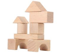 Naroote Educational Toy, Building Blocks, Soft Surface Child Office Children's Playground Kindergarten for Home School (22 wooden box log building blocks)