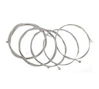 Naroote Electric Bass Strings Durable Alloy Winding for Better Performance Suitable for All Bassists Steel Core -Plated 5 X Sets