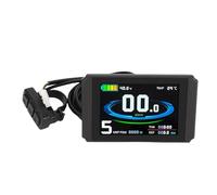 Naroote Electric Bike Lcd Display, Electric Lcd Display Scooter Colorful Control Panel, Computer with SM Cable for Mountain Bike