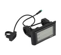 Naroote Electric Bike Panel ABS LCD Display Meter 5 Pin 24V 36V 48V 60V for Electric Bicycle Scooter Riders with Power Display Housing and Handlebar Fit