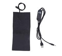 Naroote Electric Cloth Heater Pad USB Portable Heating Solution for Neck and Back Relief Carbon Fiber Washable 10x20cm