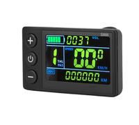 Naroote Electric Cycling LCD Display, Large Screen Display with Backlight, 5 Pin Connector for Scooter, Motorcycle & Bike, 20C to 60C