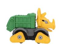 Naroote Electric Disassemble Dinosaur Car Toy, Practice Practical Skills, Small Dinosaur Car Toy for Daily Life for Children