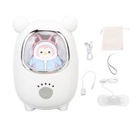 Naroote Electric Hand Warmer, Portable Cute Hand Warmer with Night Light, Multi layer High Temperature Proof Design, Rechargeable, Rapid Heating, for Home, Camping, Travel (Type 1)