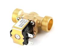 Naroote Electric Water Valve, G3/4 2 Way Brass Solenoid Valve, N/C, Normal Closed, AC 220V, FCD - 180B