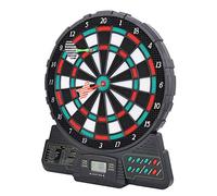 Naroote Electronic Dartboard Set, Automatic Scoring Dartboard with Music Sound Reminder, LCD Screen, 18 Game Modes 159 Games for 1-8 Players, Home Office