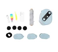 Naroote Electronic Interactive Cat Chasing Toy for Indoor Cats Boredom Relief, Simulates Bird Chirping Movements, 2400MAH Rechargeable Battery, Remote Control Included, 2 Replacement (Blue)
