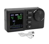 Naroote Electronic Metronome ABS Digital Metronome Tuner 40 to 208 BPM Backlit LCD Rechargeable 1200mAh Adjustable Volume Headphone Jack for Piano Guitar Violin Practice
