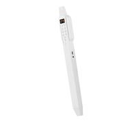 Naroote Electronic Wind Instrument, Electric Saxophone BT Wind Instrument 10 Tones Adjustable Breath Sensitivity with External Headphone or Speaker Digital Saxophone for Beginners (White)