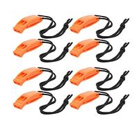 Emergency Whistle, Whistle Hiking, 8PCS Multifunction Whistle Survival Double Frequency Whistle Camping Whistle Survival Whistle for Life Jacket Accessory Outdoor Camping Hiking