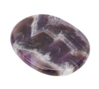 Naroote Energy Massage Stone, Easy to Use, Portable Size, Glossy Finish, Body Worker, Relaxing At Home (Violet)