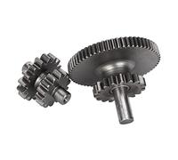 Naroote Engine Starter Reduction Gear Kit Precisely Selected Stainless Steel 17T Starter Gear for Motorcycle Fit for ATV Quad CG125 CG200 CG250