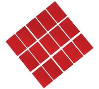 Naroote Engraved Metal Business Cards and Abrasion Resistant for Company Executives 50PCS (Red)