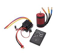 Naroote ESC Programming Card, Replacement Accessories Professional ESC Brushless Motor for 1/10 RC Car Competition (3600KV)
