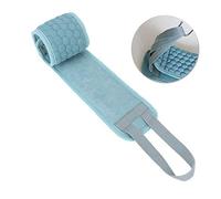 Naroote Exfoliating Double-Sided Shower Cleaning Tool for Skin-Friendly Bath - Lengthened and Thickened Bath Towel, Cyan Color