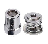 Naroote Fabric Covered Button Press Tool for DIY Sewing Craft 16L-60L Round Die Mould for Hand Press Machine, Metal Punch Tool for Windbreaker, Shirt, Jeans, Metal (18L)