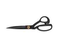 Naroote Fabric Scissors, Craft Scissors Adjustable Sewing Retro Black Steel Clothes Leather Craft Tailor Sewing Accessories for Cloth Cutting Quilting (HC-9 Size)