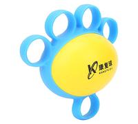 Naroote Finger Exercise Ball for Finger Spasm Relief and Hand Rehabilitation, Medium Strength, Elastic PU Squeeze Ball, Measures 12 X 11cm, Ideal for Hand Muscle Training (Blue)