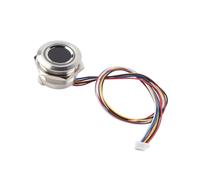 Naroote Fingerprint Scanner, Fingerprint Cable Lock R503 Circular Capacitive Identification Module with 2-Color Ring Indicator Light Reader