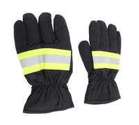Naroote Firefighter Gloves Heat Resistant Durable Soft Comfortable for Firefighting Rescue Operations 27cm Length Flame Retardant Cotton