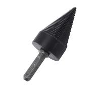 Naroote Firewood Log Splitter, Firewood Splitter Drill Bit Heavy Duty Impact Resistant High Carbon Steel for Outdoor (50MM)