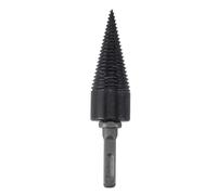 Naroote Firewood Log Splitter, Firewood Splitter Drill Bit Heavy Duty Impact Resistant High Carbon Steel for Outdoor (32MM)