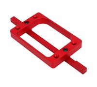 Naroote Fixed Size Door Hinge Jig, Aluminum Alloy Router Template Kit, Adjustable Mortise Jig with Precise Positioning, Ideal for Job Site & Home Garage Projects