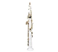 Naroote Flat Soprano Saxophone, Bb Saxophone Set Convenient Use High Strength Woodwind Instrument for Solo Performance