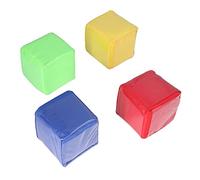 Naroote Foam Dice, Foam Dice 4pcs Kids Educational Toy With PVC Parent Child Interaction Stacking Blocks Soft For Teaching Aids