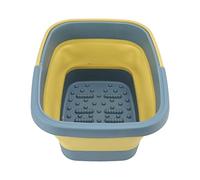 Naroote Foldable Foot Massage Bath Tub, Portable Foot Spa Basin with Handle, Silicone Foot Soak Tub for Home, Camping, Hiking