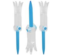 Naroote Foldable Training Tee with Anti Flying Design for Practice, 3.3in Length, Rotatable & Durable for All Golfers (Blue)