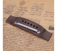 Naroote Folk Guitar Wood Guitar Bridge Saddle Nut Repair Kit, Perfect Sound Transfer, Great Replacement for 6 String Acoustic Players