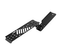 Naroote Foot Rest Pedal Comfortable Safety Driving Experience Fit for Wrangler JK & Unlimited 2018, Metal Black Auto Pedal for Driver, for Interior, 1 X Metal Black Foot Rest for Auto, 1 X